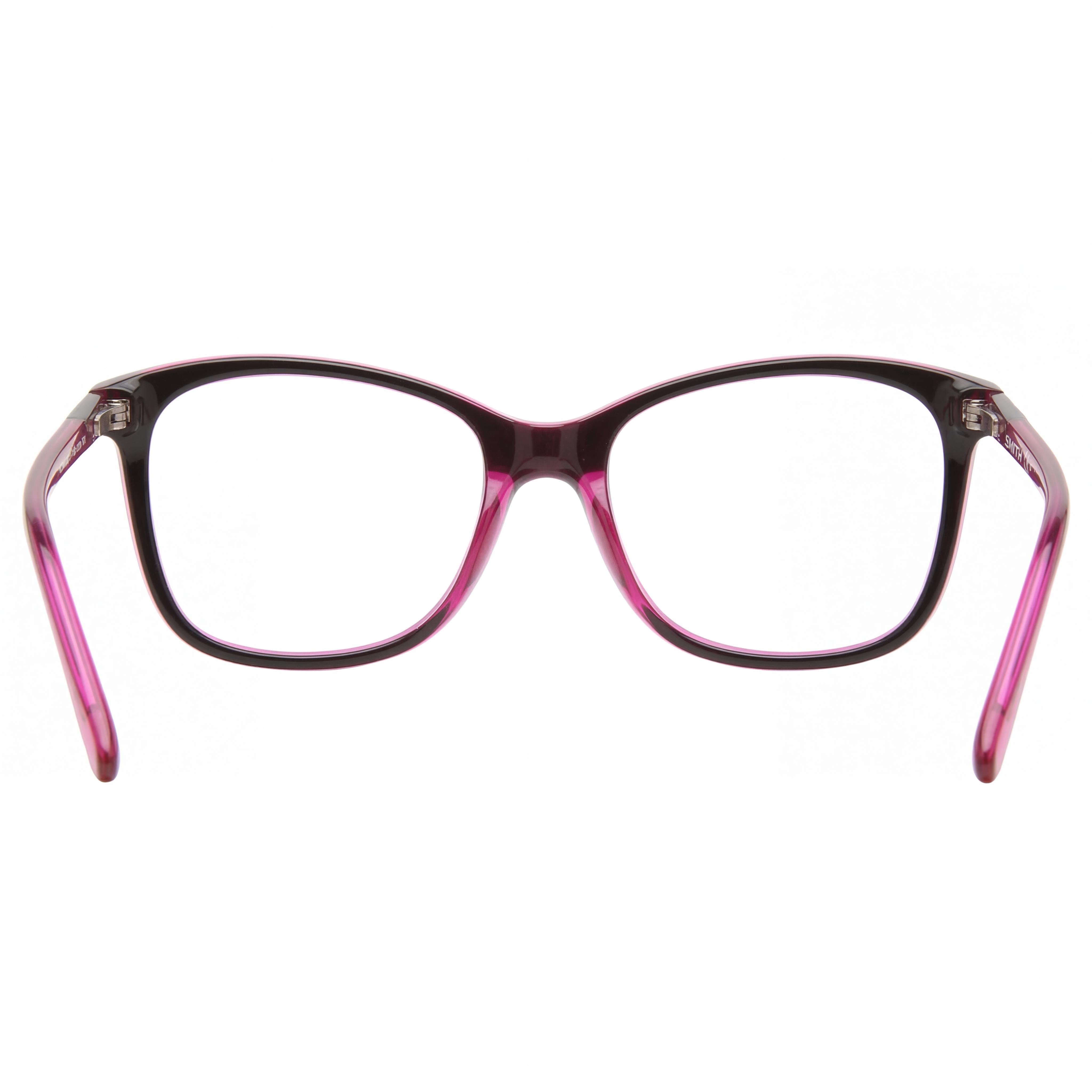 Smith JADEN VC8 53 Black Cyclamen Rectangle Eyeglasses for Women, Photo 3