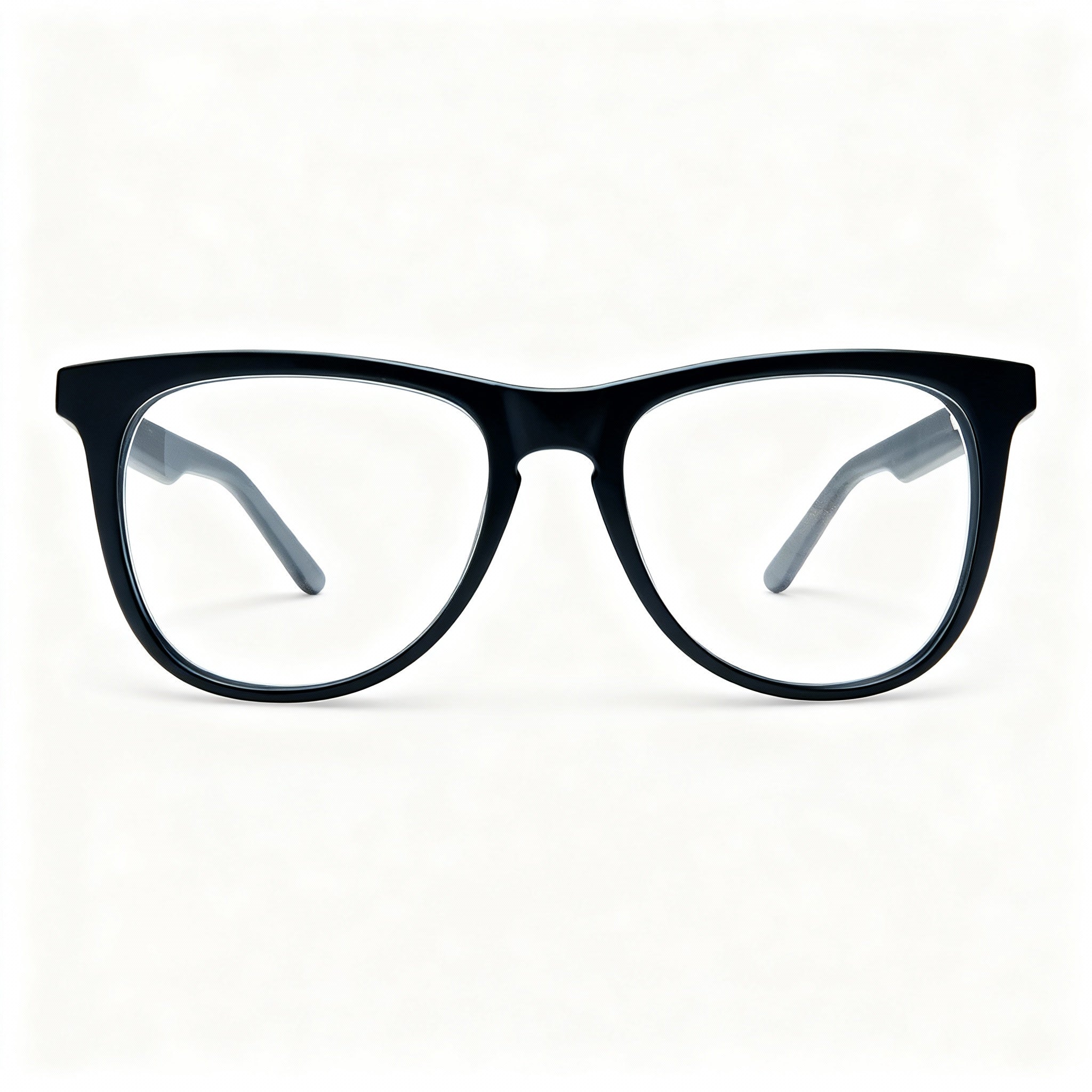Smith Logan Black Oval Eyeglasses for Men, Metal 51mm, Photo 2