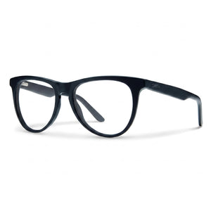 Smith Logan Black Oval Eyeglasses for Men, Metal frame