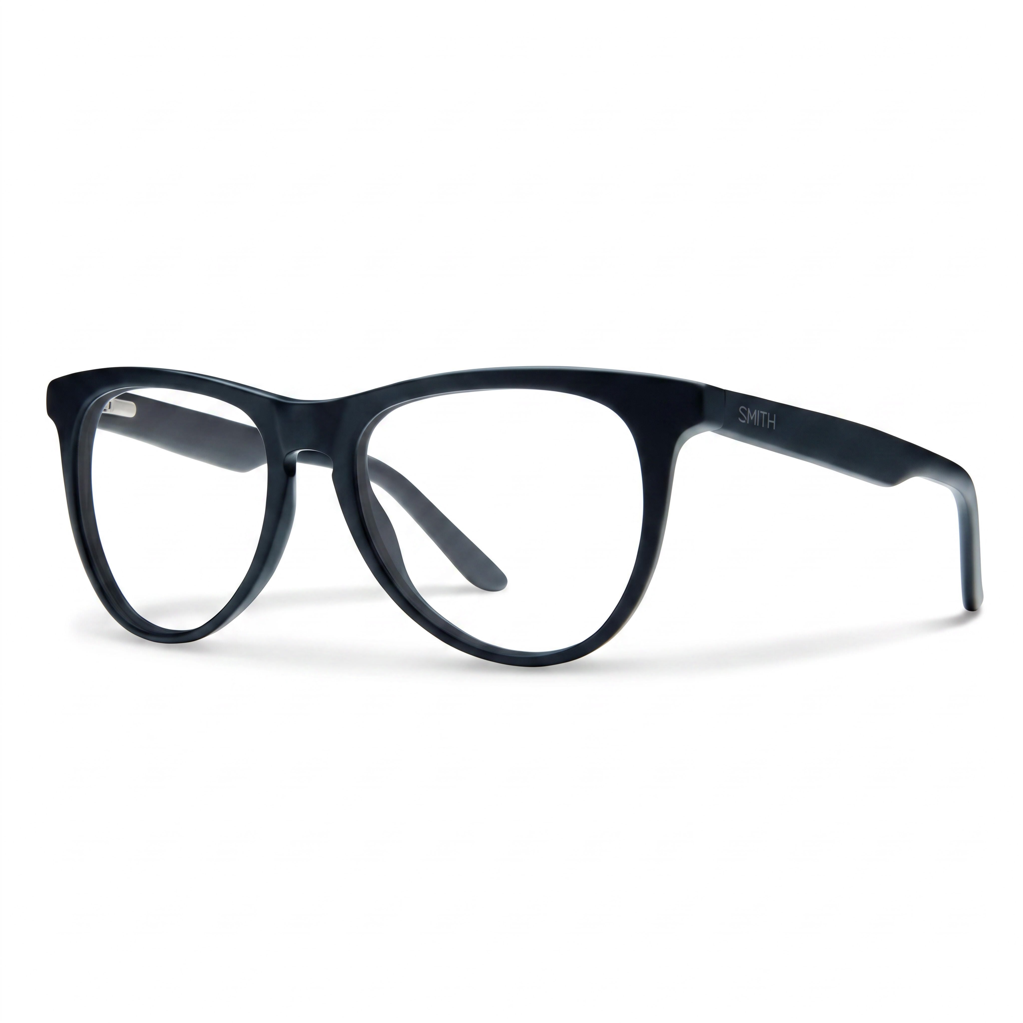 Smith Logan Black Oval Eyeglasses for Men, Metal 51mm, Photo 1