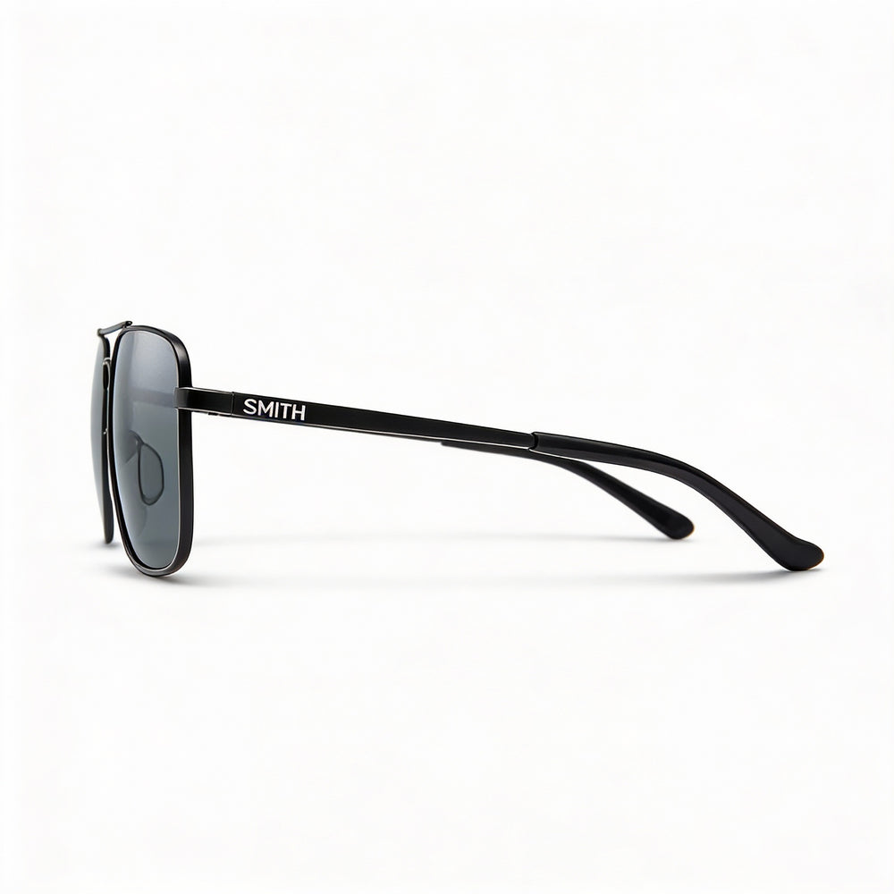 Smith Outcome Aviator Sunglasses Unisex — front view, Acetate frame