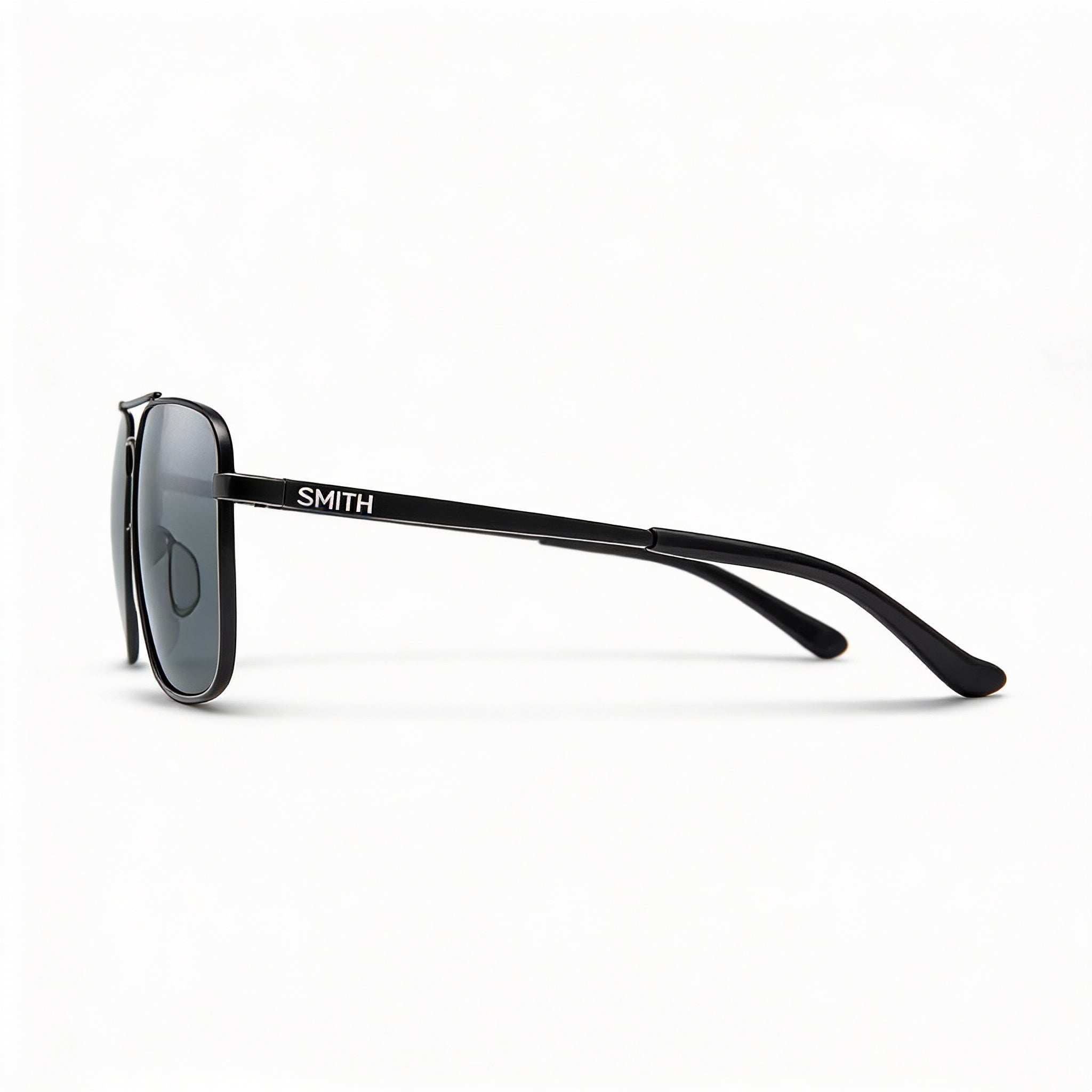 Smith Outcome Matte Black Aviator Polarized Sunglasses Unisex, 45mm, Photo 2
