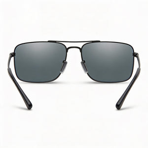Smith Outcome Aviator Sunglasses Unisex — side view, Polarized Gray lens