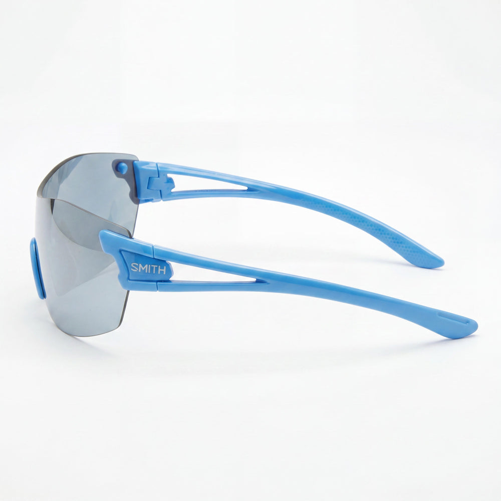 Smith Pivlock Asana Shield Sunglasses Women — side view, Non-Polarized Silver lens