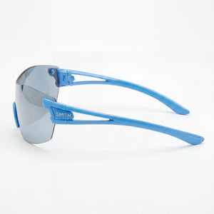 Smith Pivlock Asana Shield Sunglasses Women — side view, Non-Polarized Silver lens