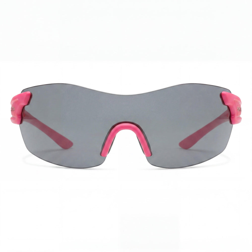 Smith Pivlock Asana Shield Sunglasses for Women — front view, Titanium frame