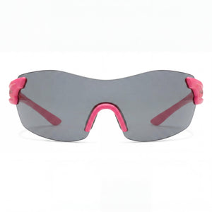 Smith Pivlock Asana Shield Sunglasses for Women — front view, Titanium frame