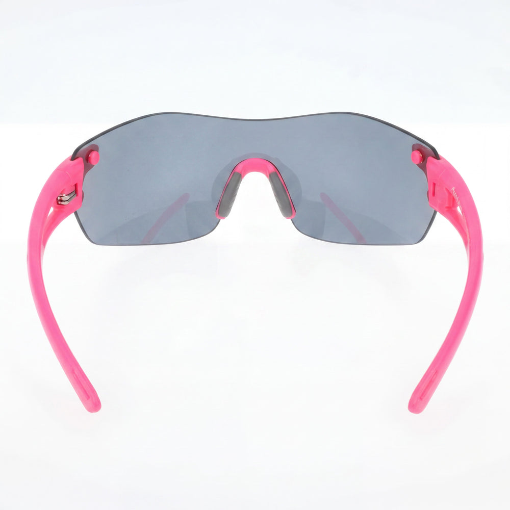 Smith Pivlock Asana Shield Sunglasses Women — side view, Non-Polarized Silver Mirror lens detail