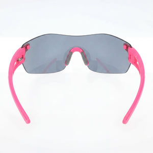 Smith Pivlock Asana Shield Sunglasses Women — side view, Non-Polarized Silver Mirror lens detail