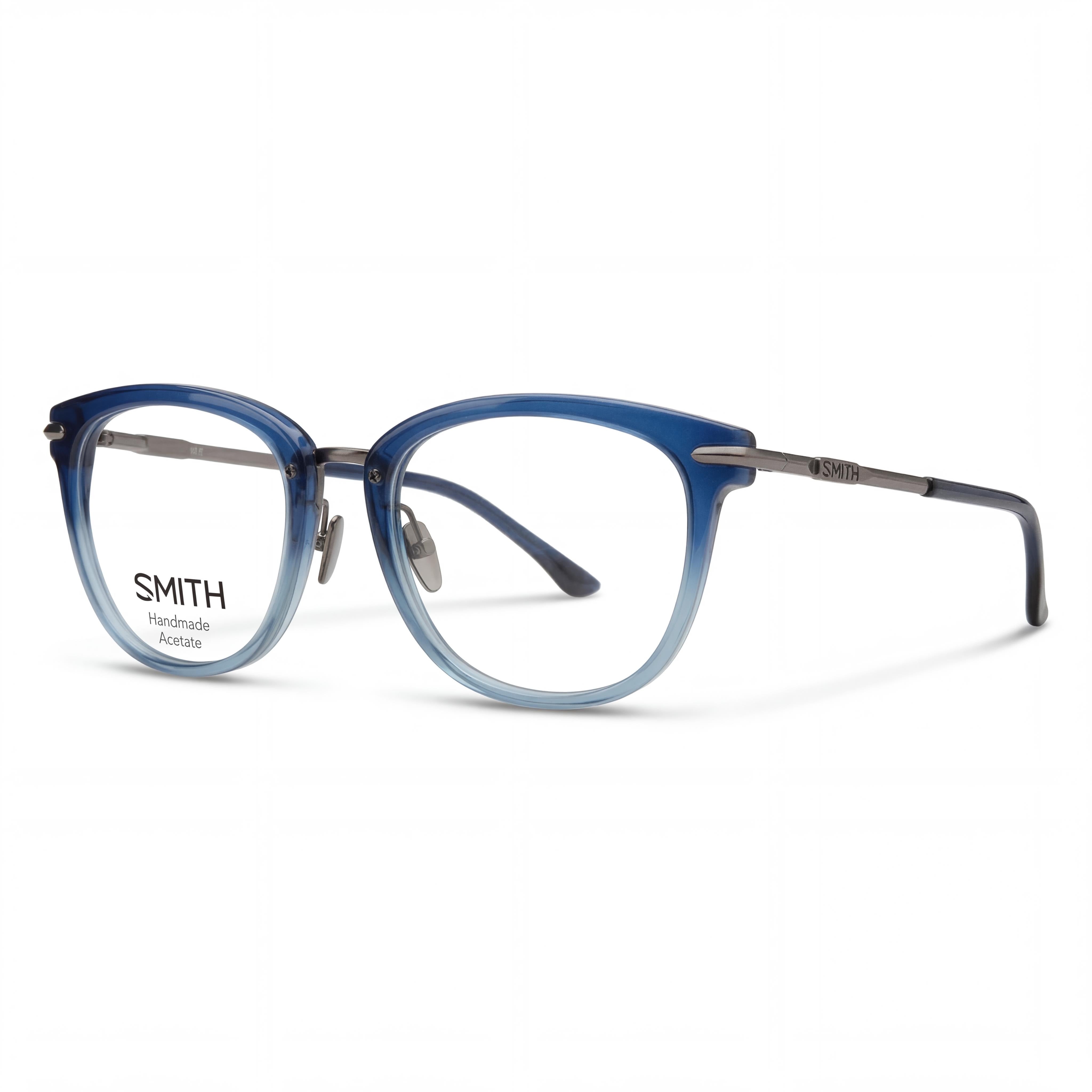 Smith Quinlan Blue Crystal Rectangle Eyeglasses for Women, Photo 1