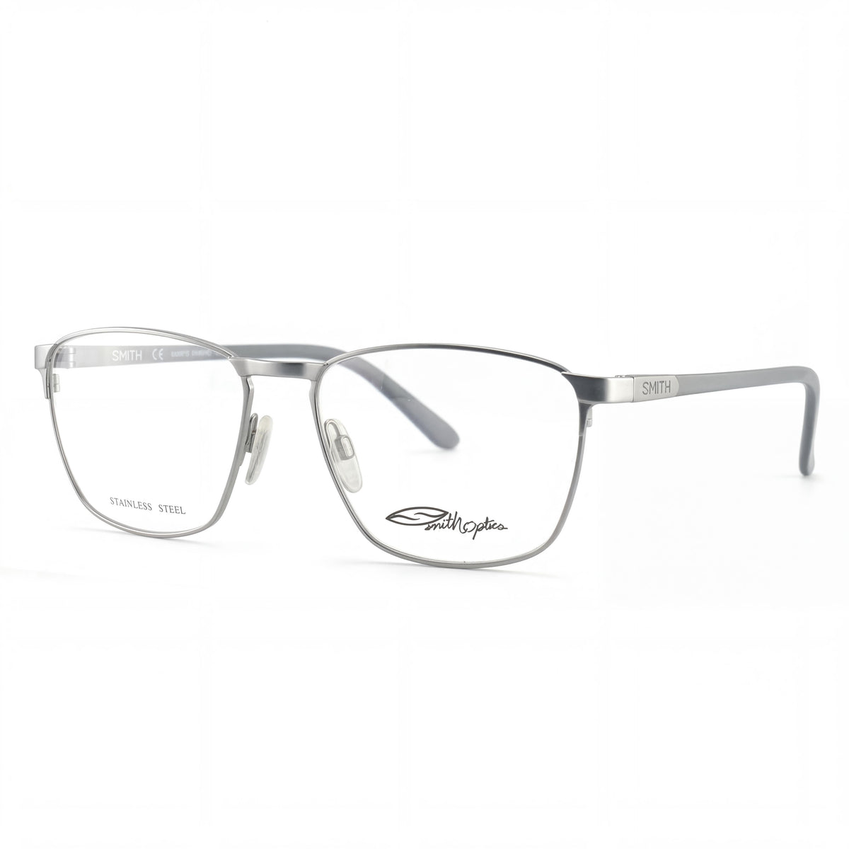 Gafas de hombre Smith Ralston tipo rectángulo, gris rutenio mate, de metal, Photo 1