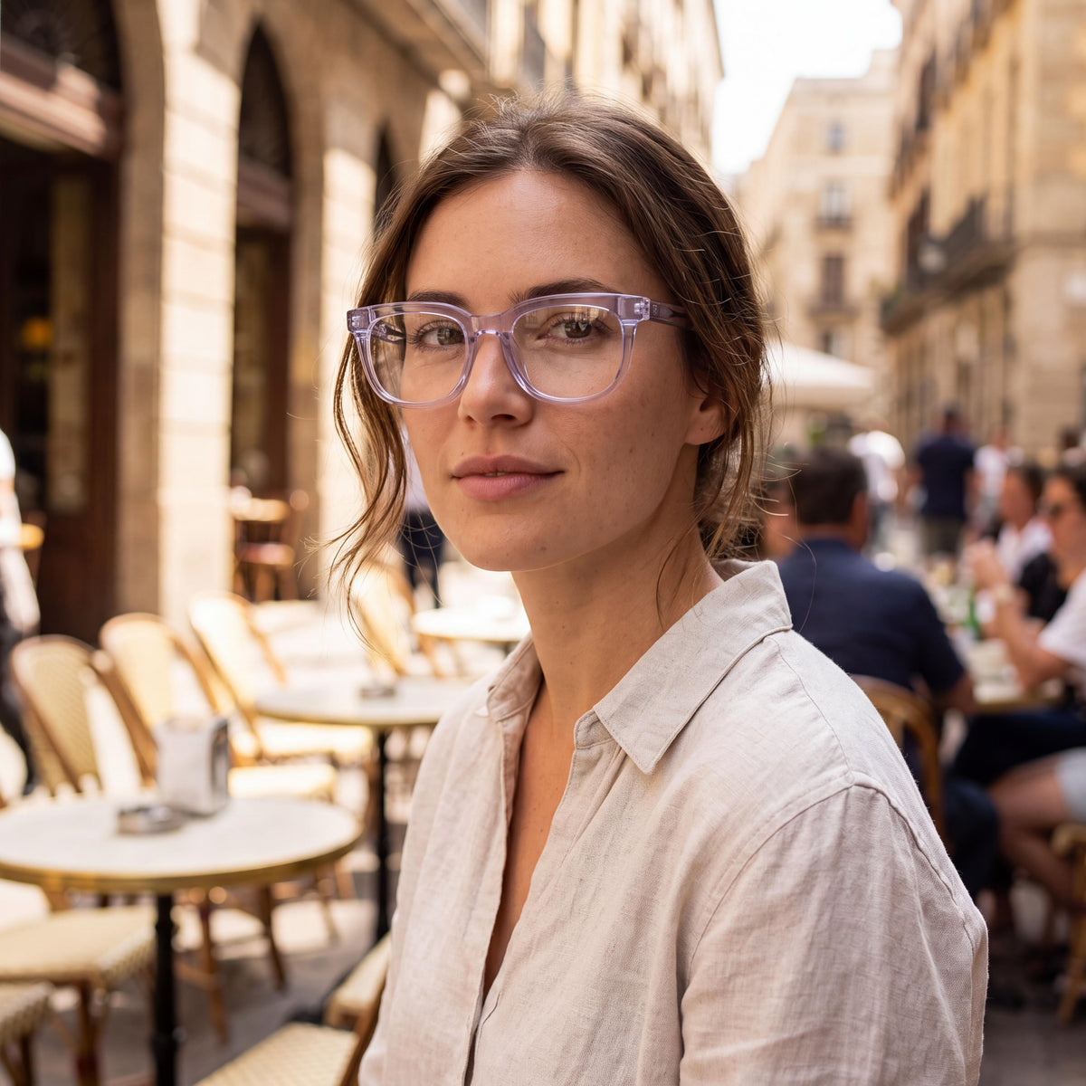 Spy Bewilder Multi-Color Rectangle Eyeglasses Unisex, Photo 5