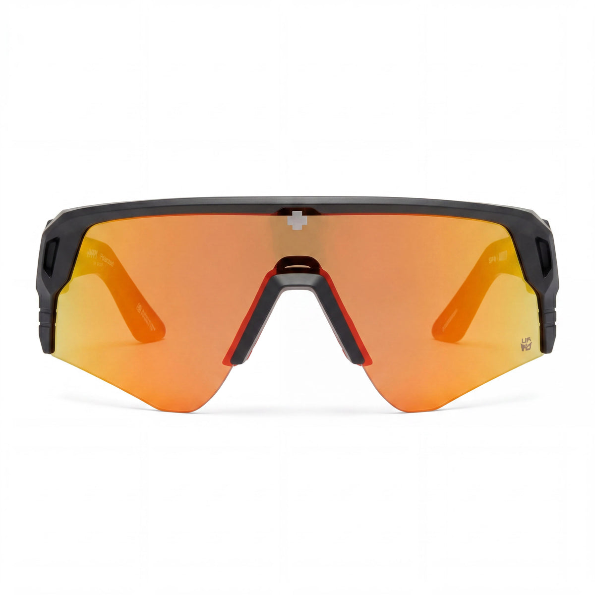 Spy Matte Black Shield Sunglasses Unisex, Photo 2