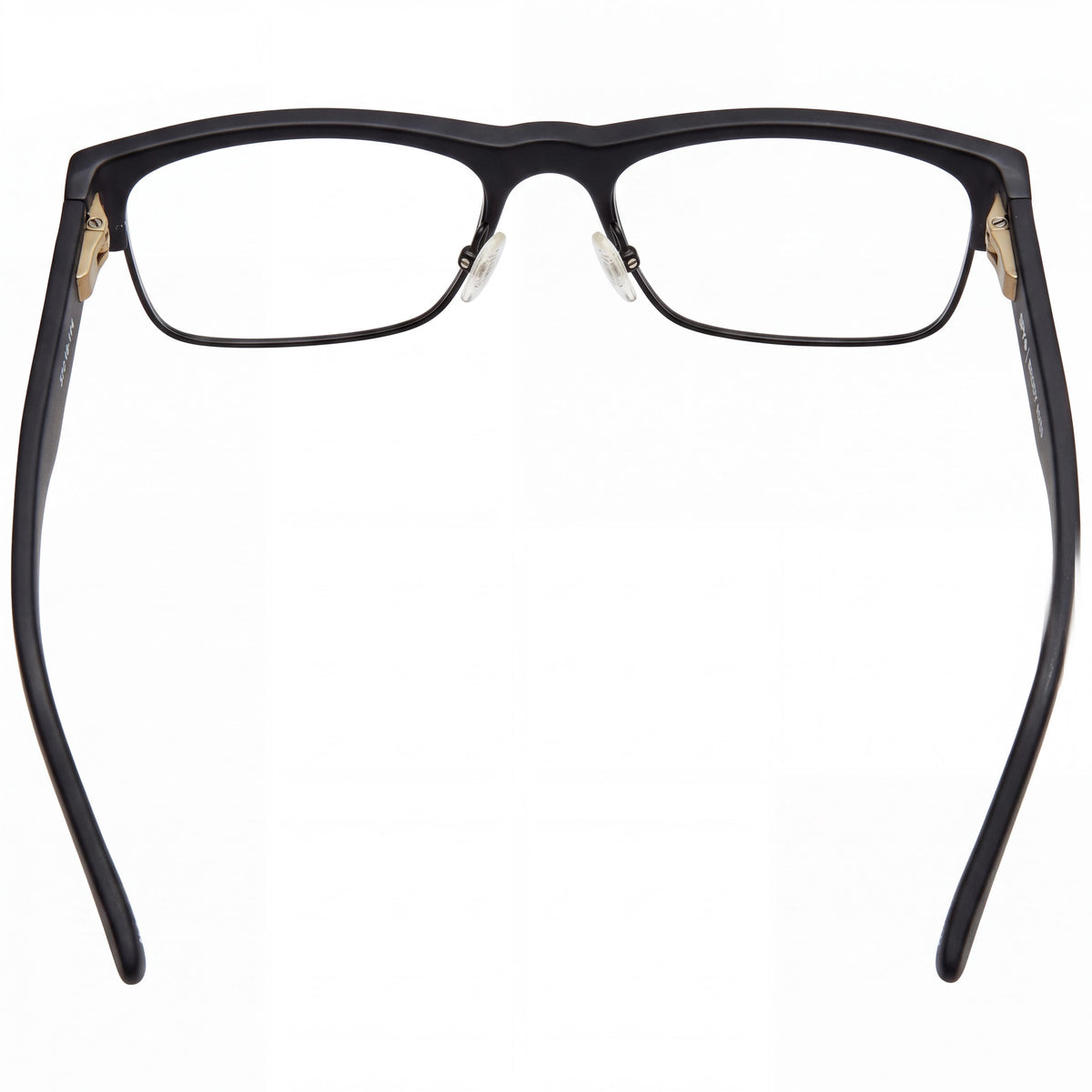 Montura óptica unisex Spy BRODY 5050 de acetato negro mate, lista para lentes graduados, con lentes de demostración transparentes, 57mm, Photo 3