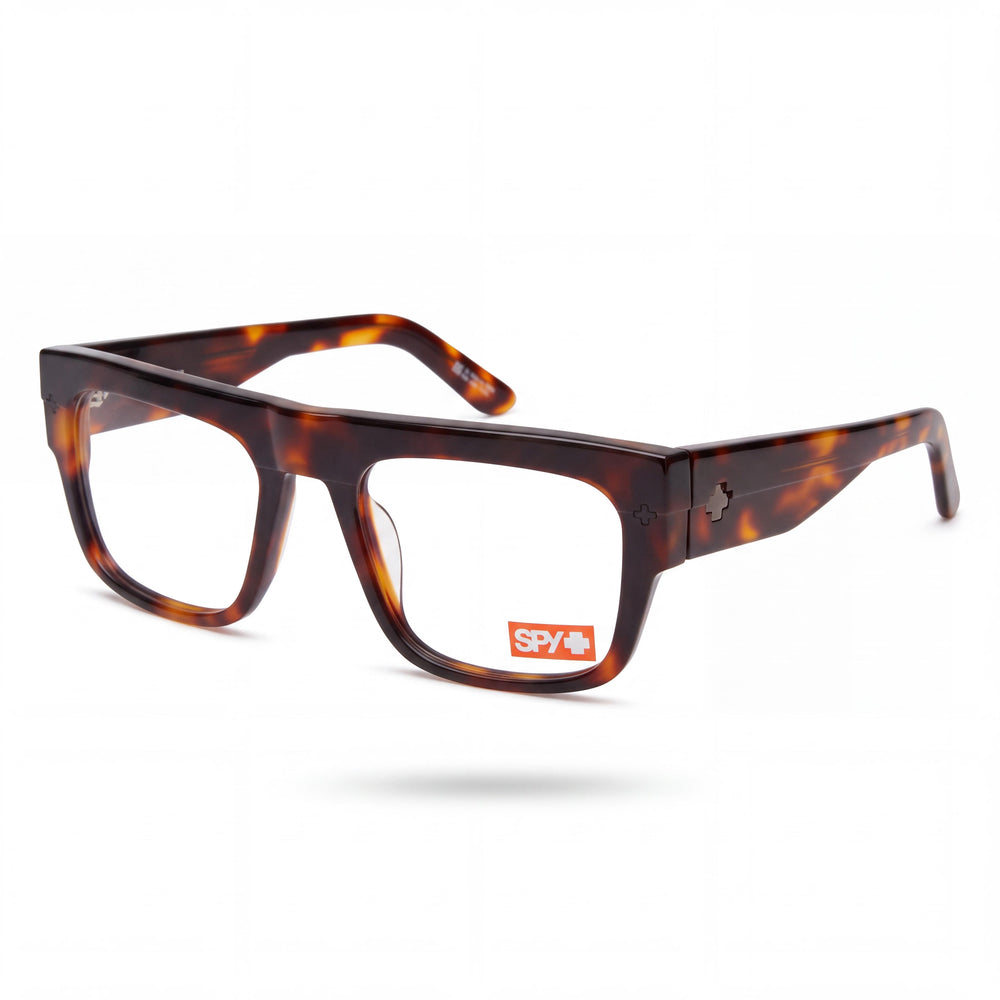 Spy Coleson 57 Multi-coloured Rectangle Eyeglasses for Unisex, Acetate frame