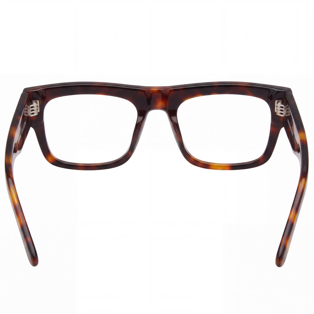 Spy Coleson 57 Rectangle Eyeglasses Unisex — side view, Multi-coloured Acetate temples