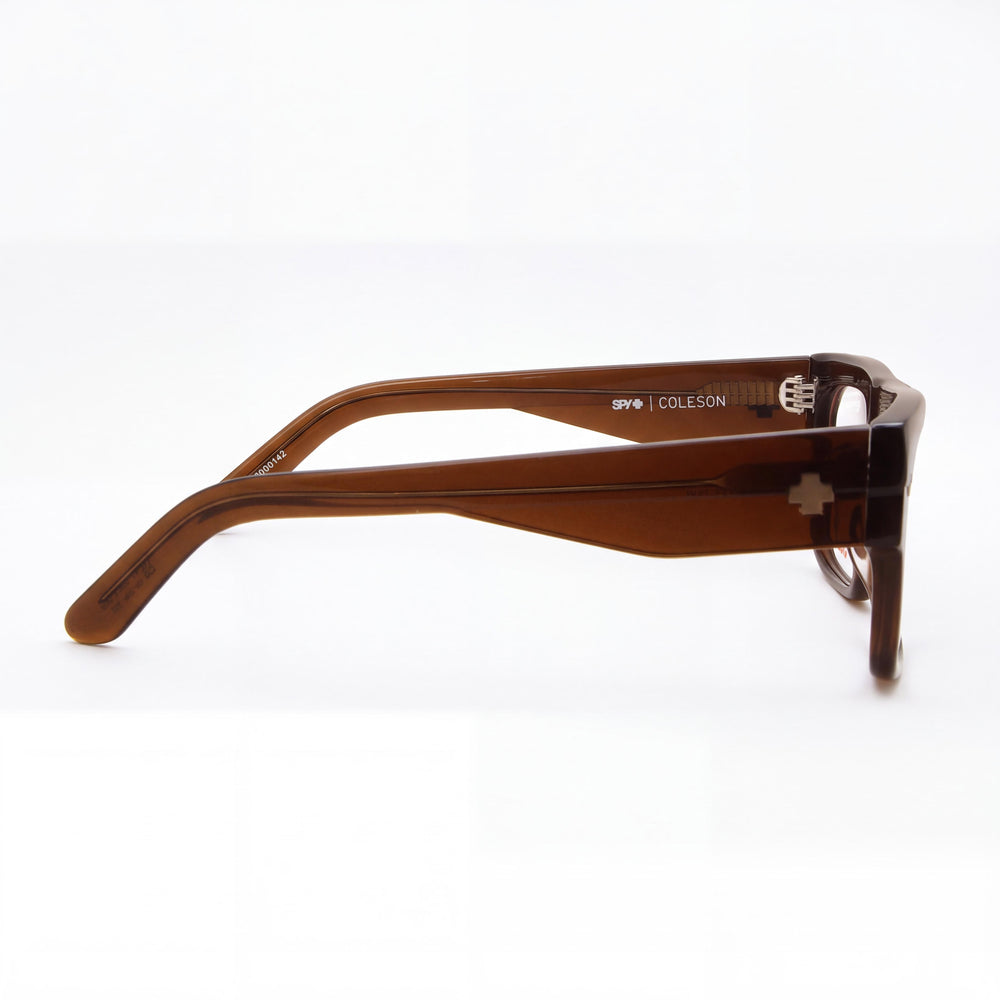 Spy Coleson Square Eyeglasses Unisex — front view, Acetate