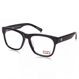 Spy Crossway Optical 58 Black Rectangle Eyeglasses for Unisex, Acetate frame