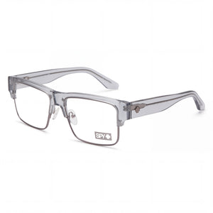 Spy Cyrus 5050 Transparent Rectangle Eyeglasses for Unisex, Plastic frame