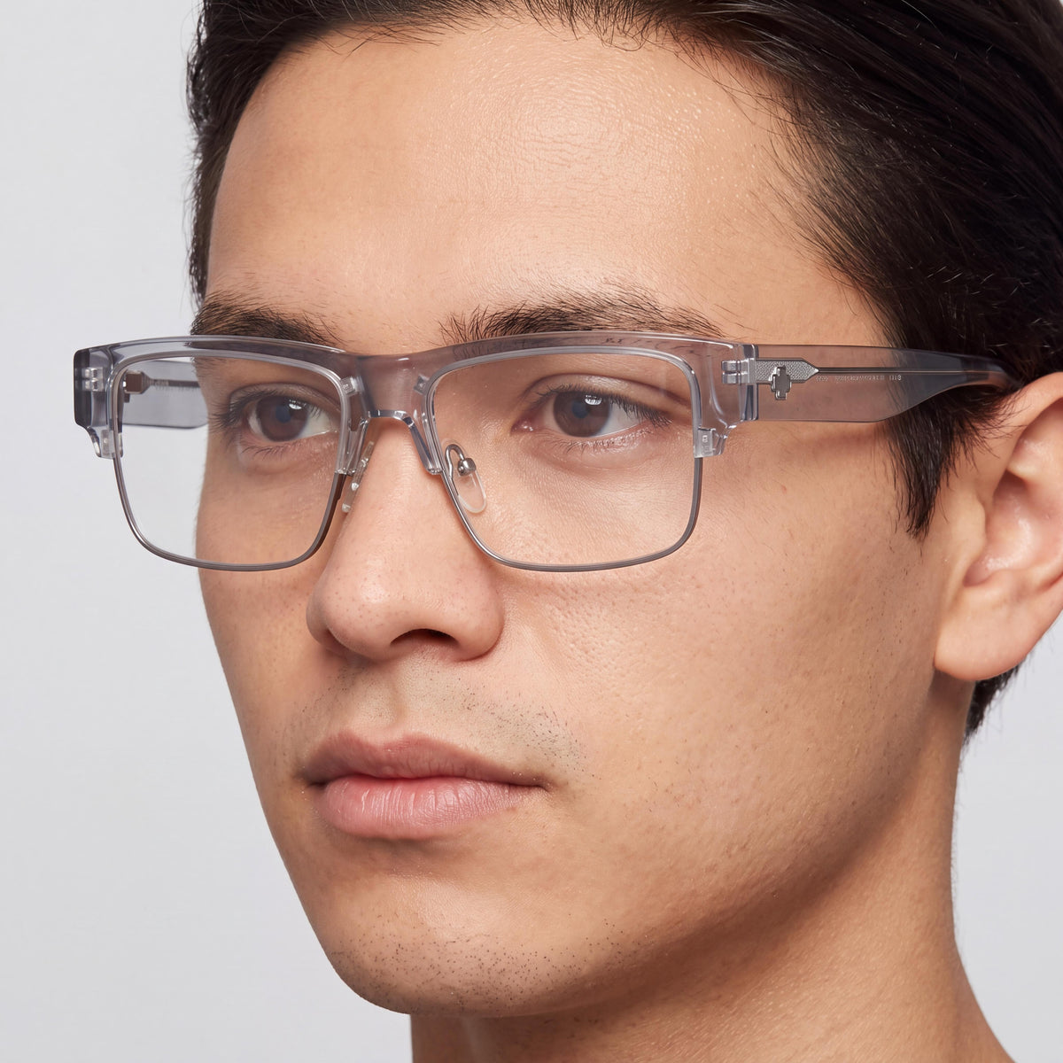Spy Cyrus 5050 Crystal Smoke Dark Gunmetal Eyeglasses Unisex, 58mm, Photo 5
