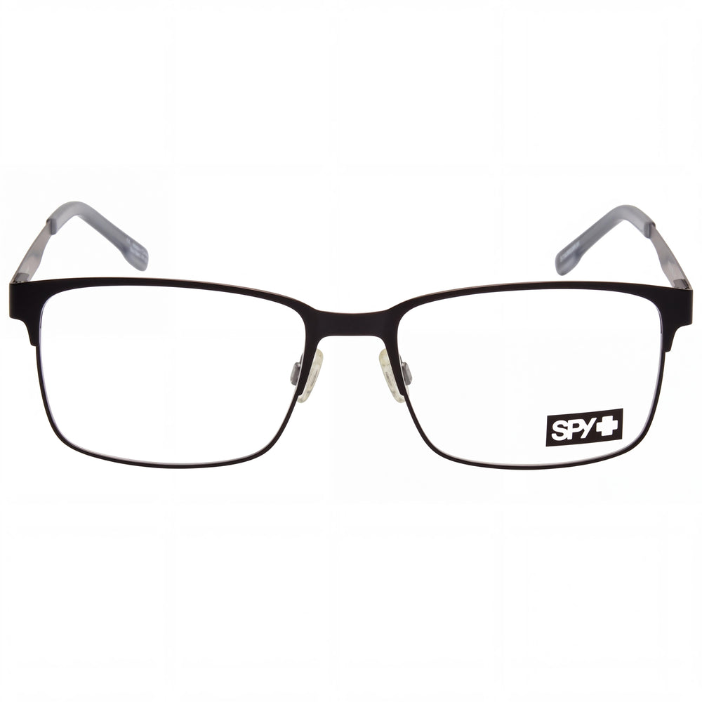 Spy Dax 57 Rectangle Eyeglasses Unisex — front view, Acetate