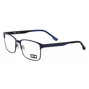 Spy Dax 57 Blue Rectangle Eyeglasses Unisex, Acetate frame