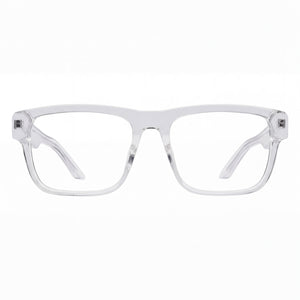 Spy Discord Optical 56 Rectangle Eyeglasses Unisex — front view, Acetate