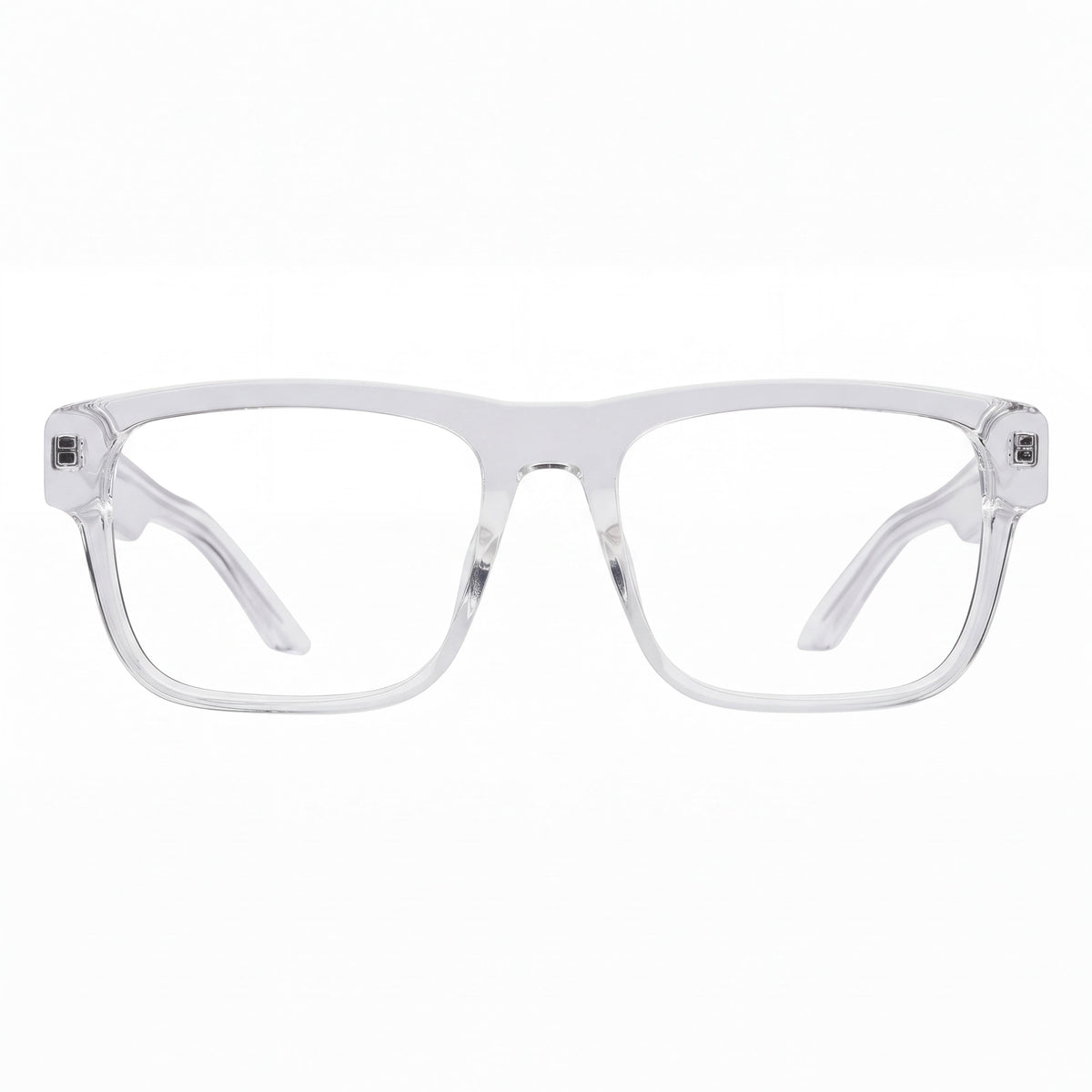 Spy Discord Optical 56 Transparent White Eyeglasses Unisex, 56mm, Photo 2