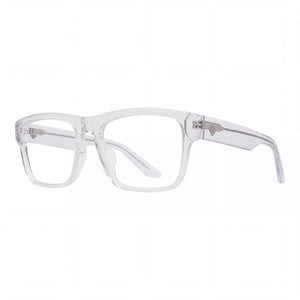 Spy Discord Optical 56 Transparent Rectangle Eyeglasses Unisex, Acetate frame
