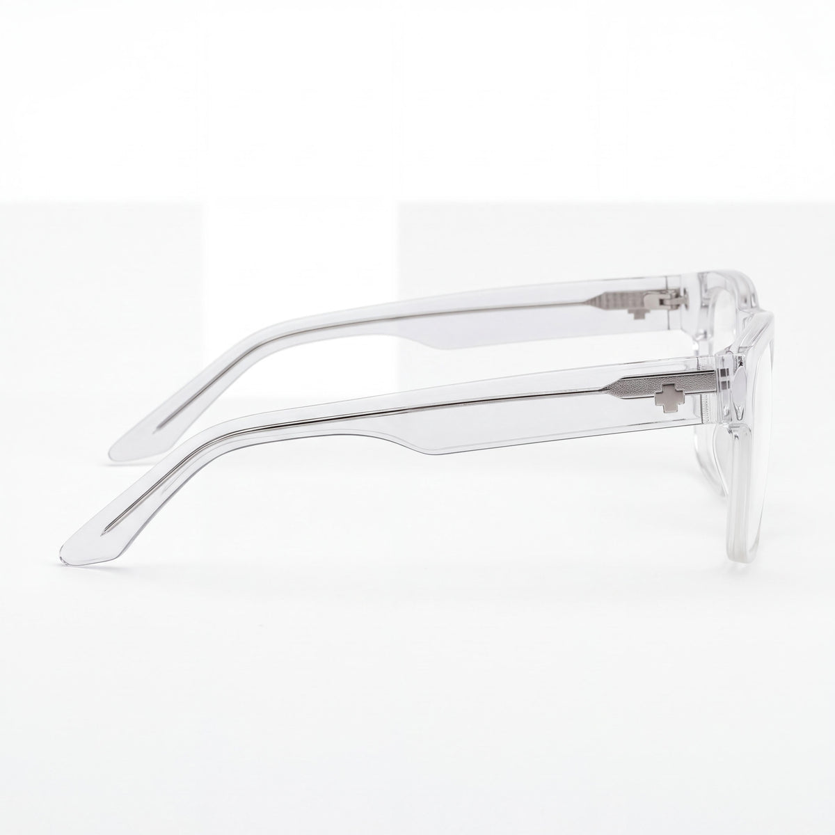 Spy Discord Optical 56 Transparent White Eyeglasses Unisex, 56mm, Photo 3