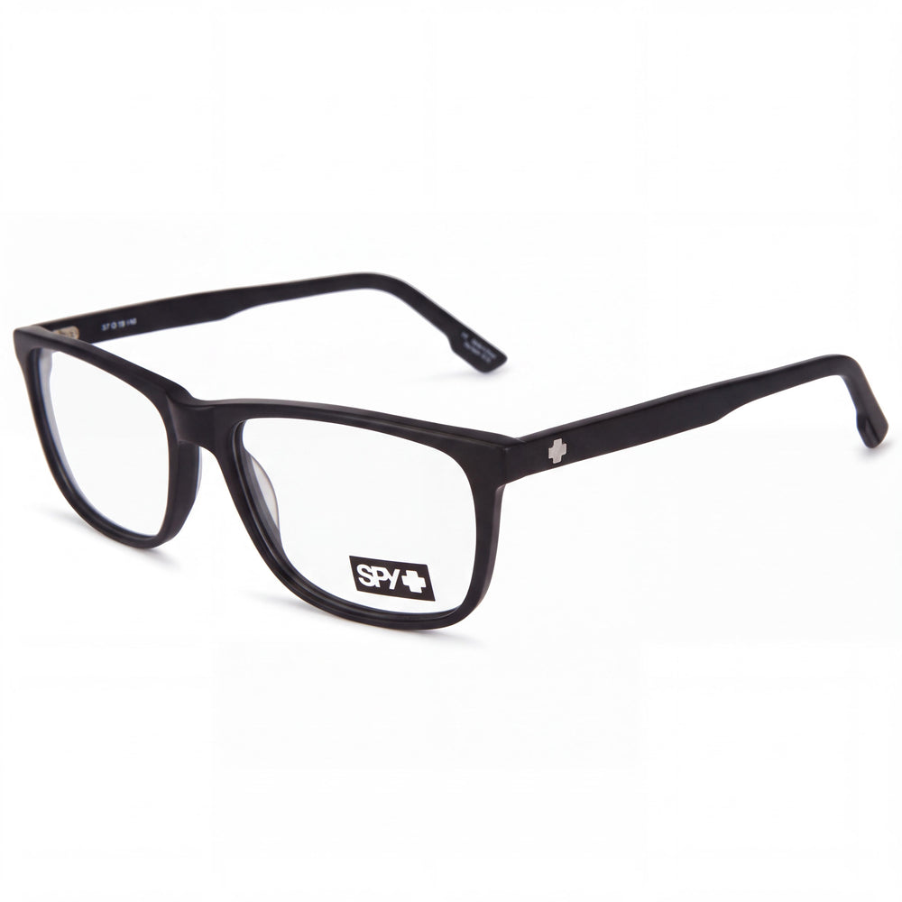 Spy DWIGHT 57 Black Rectangle Eyeglasses Unisex, Acetate frame