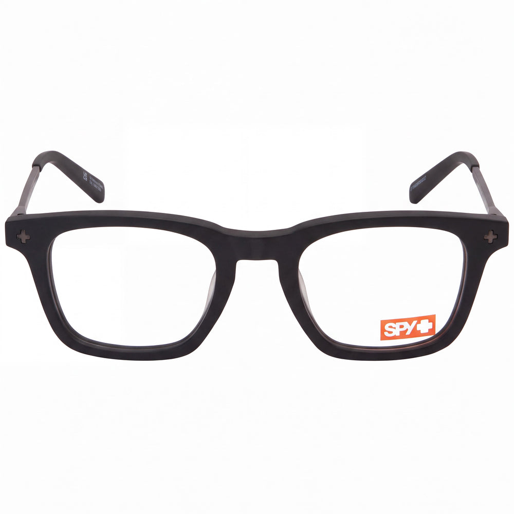 Spy Hardwin Fusion 50 Square Eyeglasses Unisex — front view, Plastic
