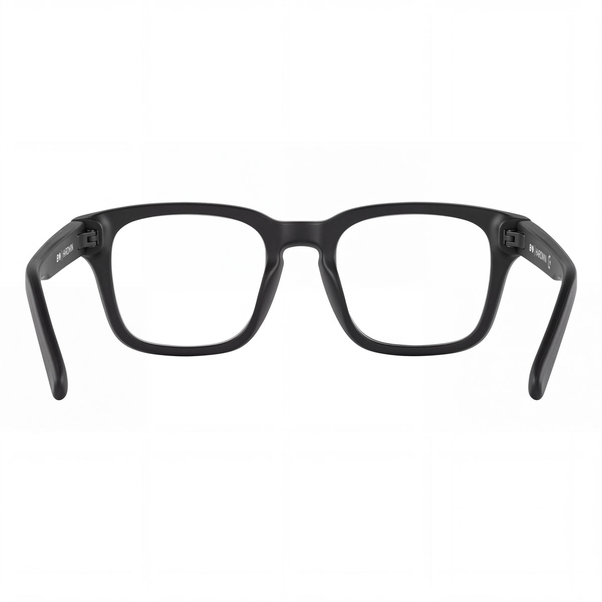 Spy Hardwin Fusion 52 Black Square Eyeglasses for Men, 52mm, Photo 3