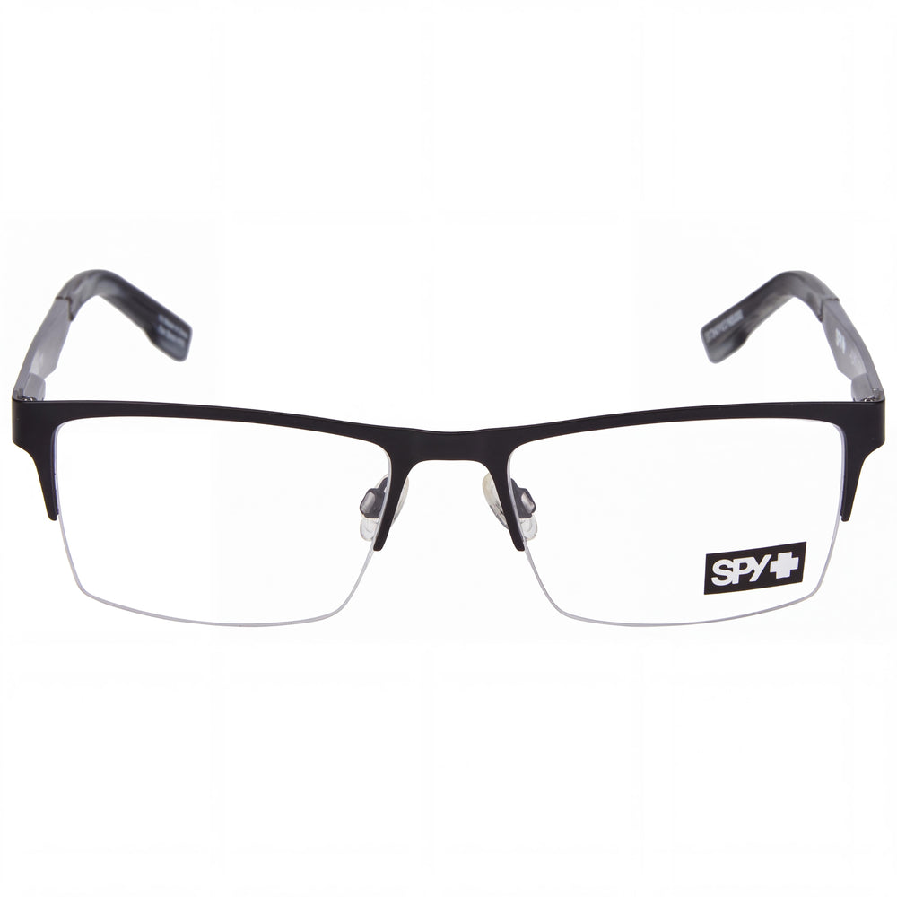 Spy Hawke 54 Rectangle Eyeglasses Unisex — front view, Plastic
