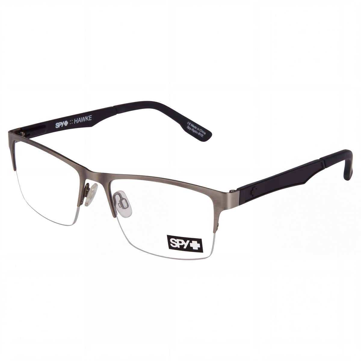 Gafas graduadas unisex Spy Hawke 54, color gris plomo mate y negro mate, 54 mm, Photo 1
