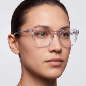 Spy KADEN 52 Oval Eyeglasses for Unisex — interior view, Customisable demo lenses