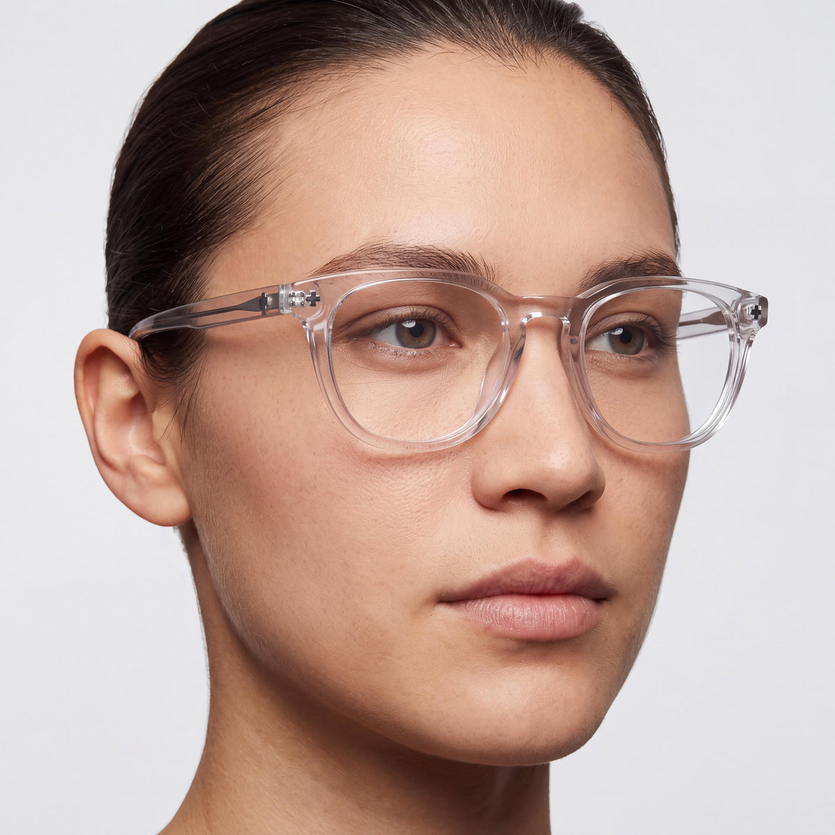 Gafas graduadas Spy KADEN 52 5700000000113 unisex de acetato transparente con montura completa ovalada, Photo 4