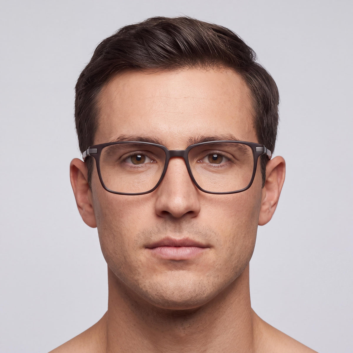 Gafas graduadas rectangulares Spy Major 57 Black Horn para hombre, 57 mm, Photo 3