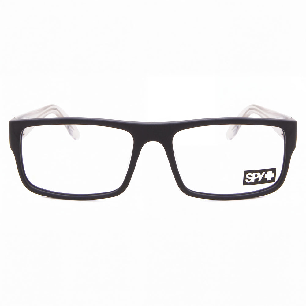 Spy VAUGHN 56 Rectangle Eyeglasses Unisex — front view, Acetate