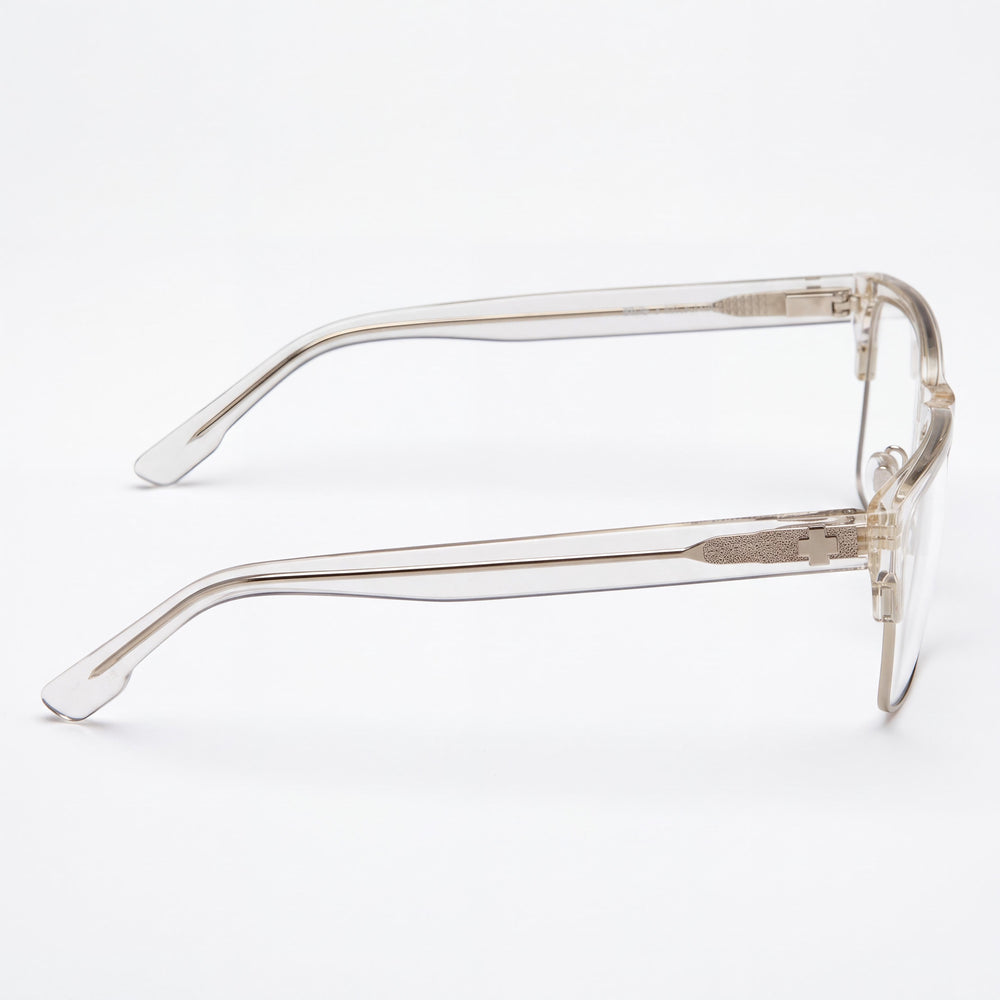 Spy Weston 5050 57 Rectangle Eyeglasses Unisex — front view, Plastic