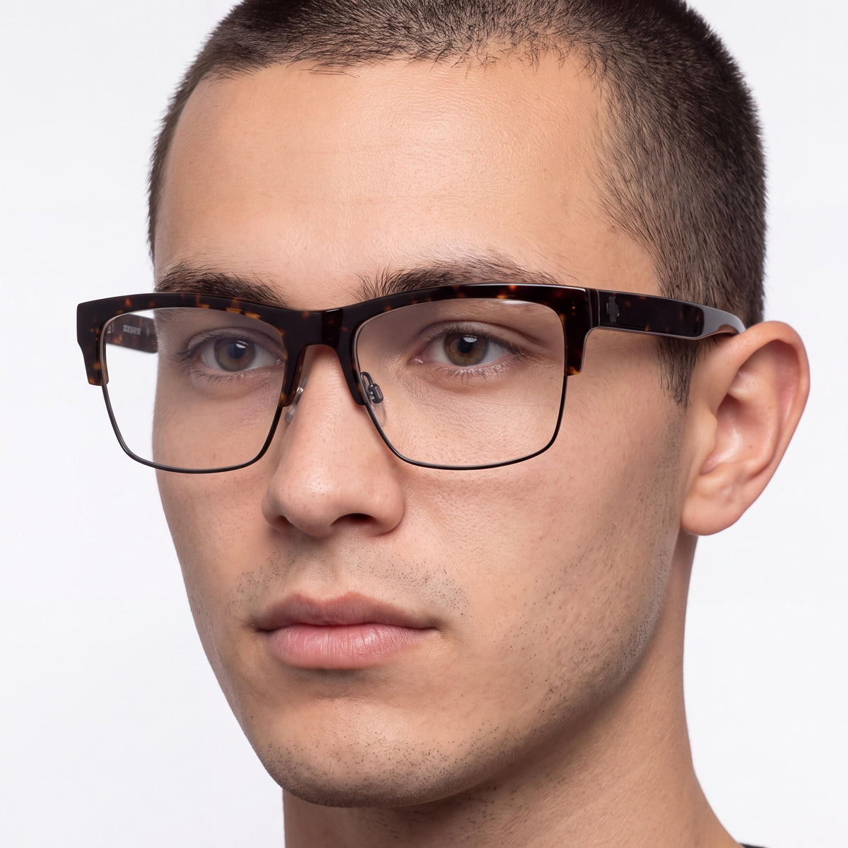 Gafas graduadas rectangulares unisex Spy Weston 5050, color carey oscuro cristal, Photo 3