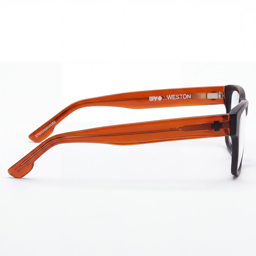 Spy Weston 54 Rectangle Eyeglasses Unisex — front view, Acetate