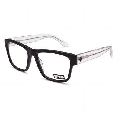 Spy WESTON 54 Black Rectangle Eyeglasses for Unisex, Plastic lens