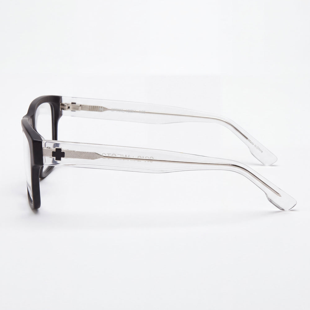 Spy WESTON 56 Rectangle Eyeglasses Unisex — front view, Acetate