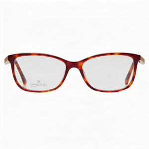 Swarovski Rectangle Eyeglasses for Women — front view, Plastic