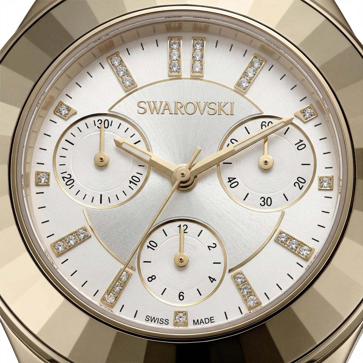 Swarovski Octea Lux Sport 5610517 Women's Gold Chronograph Watch, 37mm, Photo 2