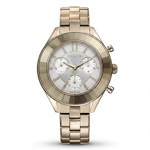 Swarovski Octea Lux Sport 5610517 Gold Stainless Steel Women's Watch, 37mm