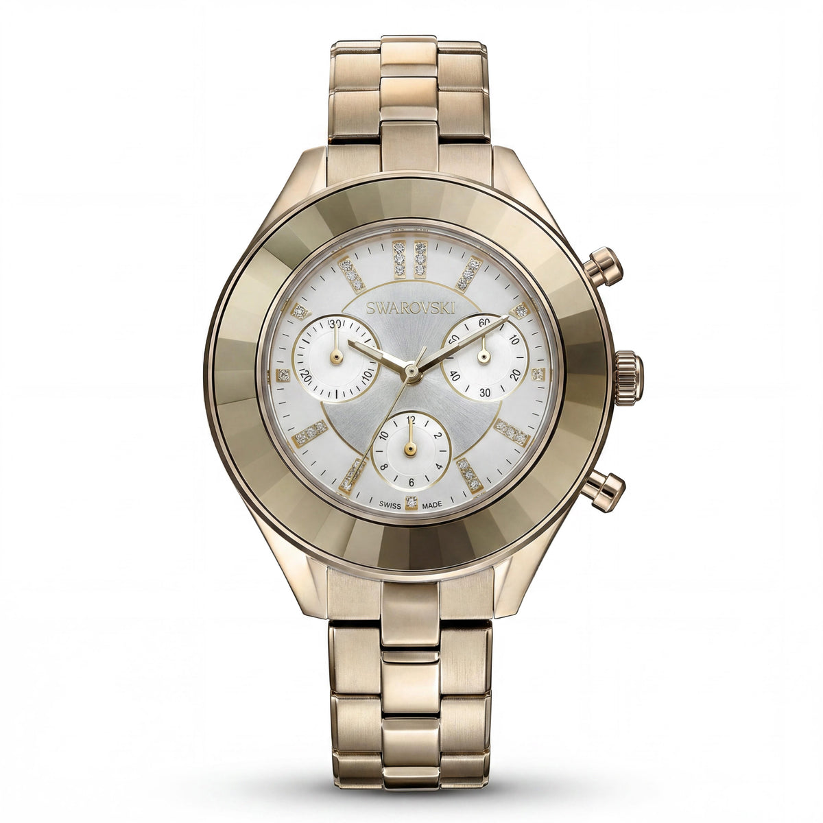 Swarovski Octea Lux Sport 5610517 Women's Gold Chronograph Watch, 37mm, Photo 1