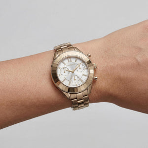 Swarovski Octea Lux Sport 5610517 Women's Watch — side view, Stainless Steel case 37mm