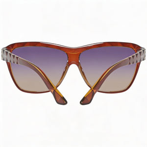 Swarovski SK0079 Square Sunglasses Women — side view, Non-Polarized Blue lens